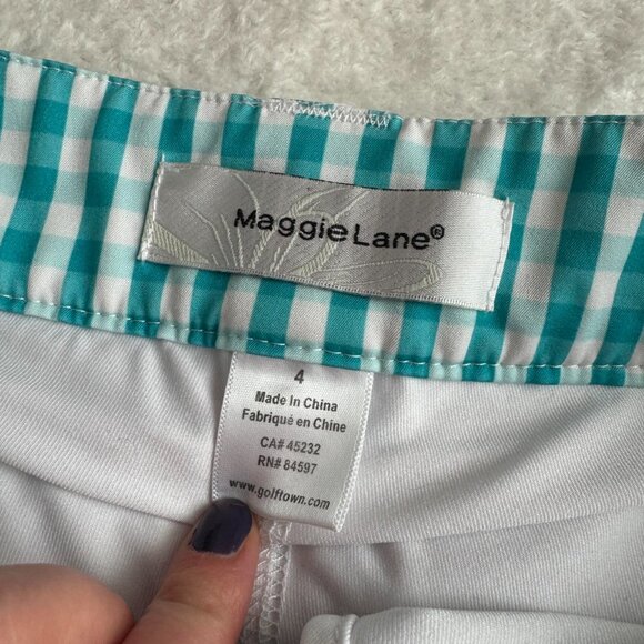 blue and white gingham sport skort - Picture 8 of 8